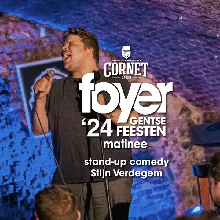 Foyer Matinee op 23 juli: stand-up comedy door Stijn Verdegem